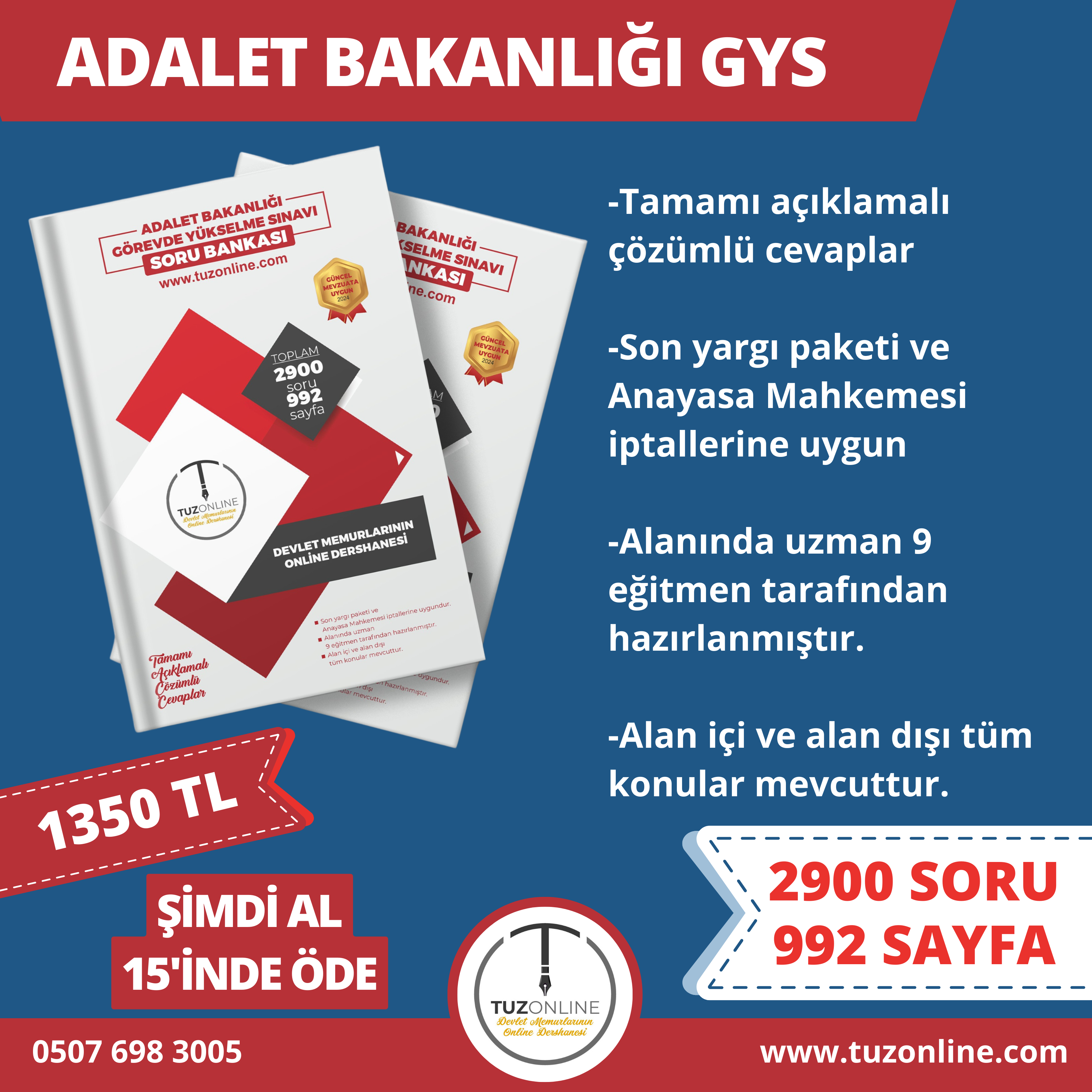 Adalet Bakanlığı GYS Soru Bankası